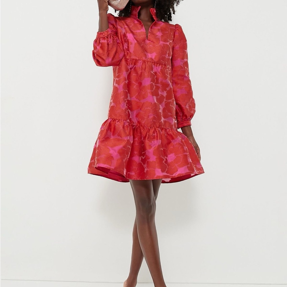 Tuckernuck Red Fil Coupe Palmerston Dress